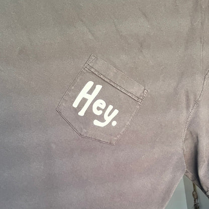 Hey. Classic Pocket. —[Garment Dye Pocket T Shirt]