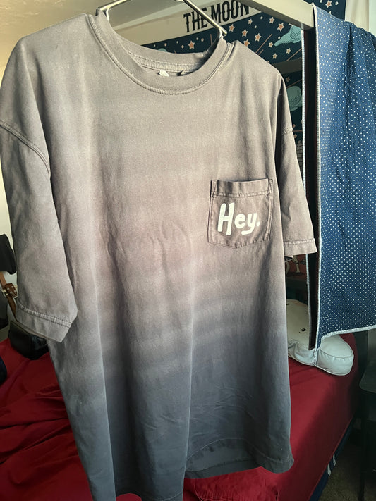 Hey. Classic Pocket. —[Garment Dye Pocket T Shirt]