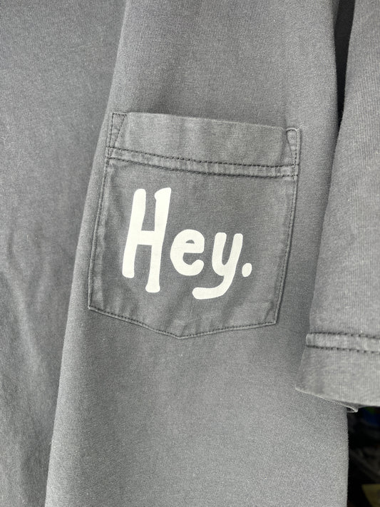 Hey. Classic Pocket. —[Garment Dye Pocket T Shirt]