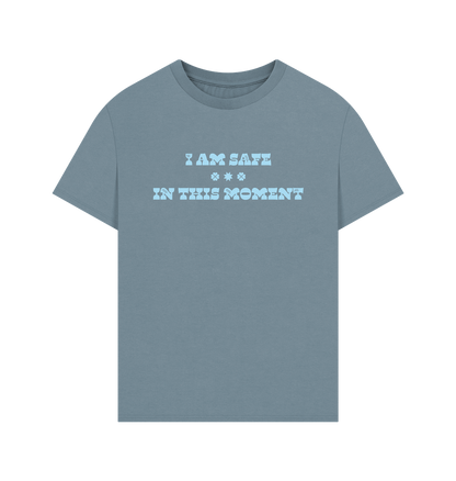 Stone Blue Printed T-shirt